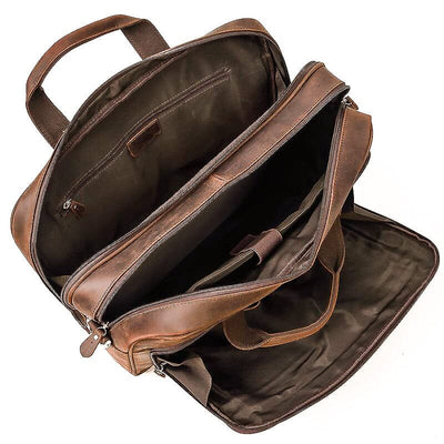 back secret anti theft pocket of the travel messenger bag