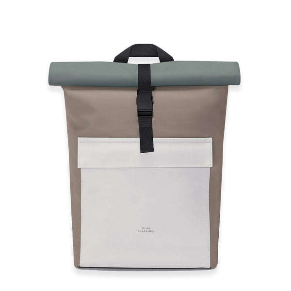 Ucon Acrobatics Jannik Mini backpack in dark sand and glacier grey — front view