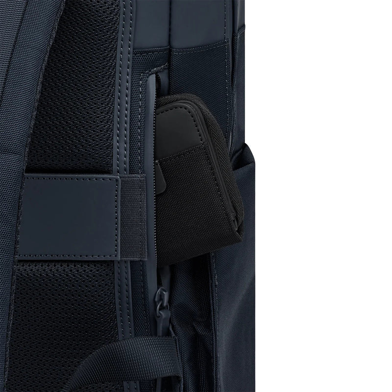 Hidden back pocket for secure storage of valuables