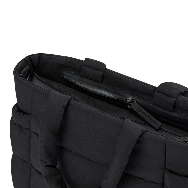 Anti-theft zip pocket on the back, opening at the top