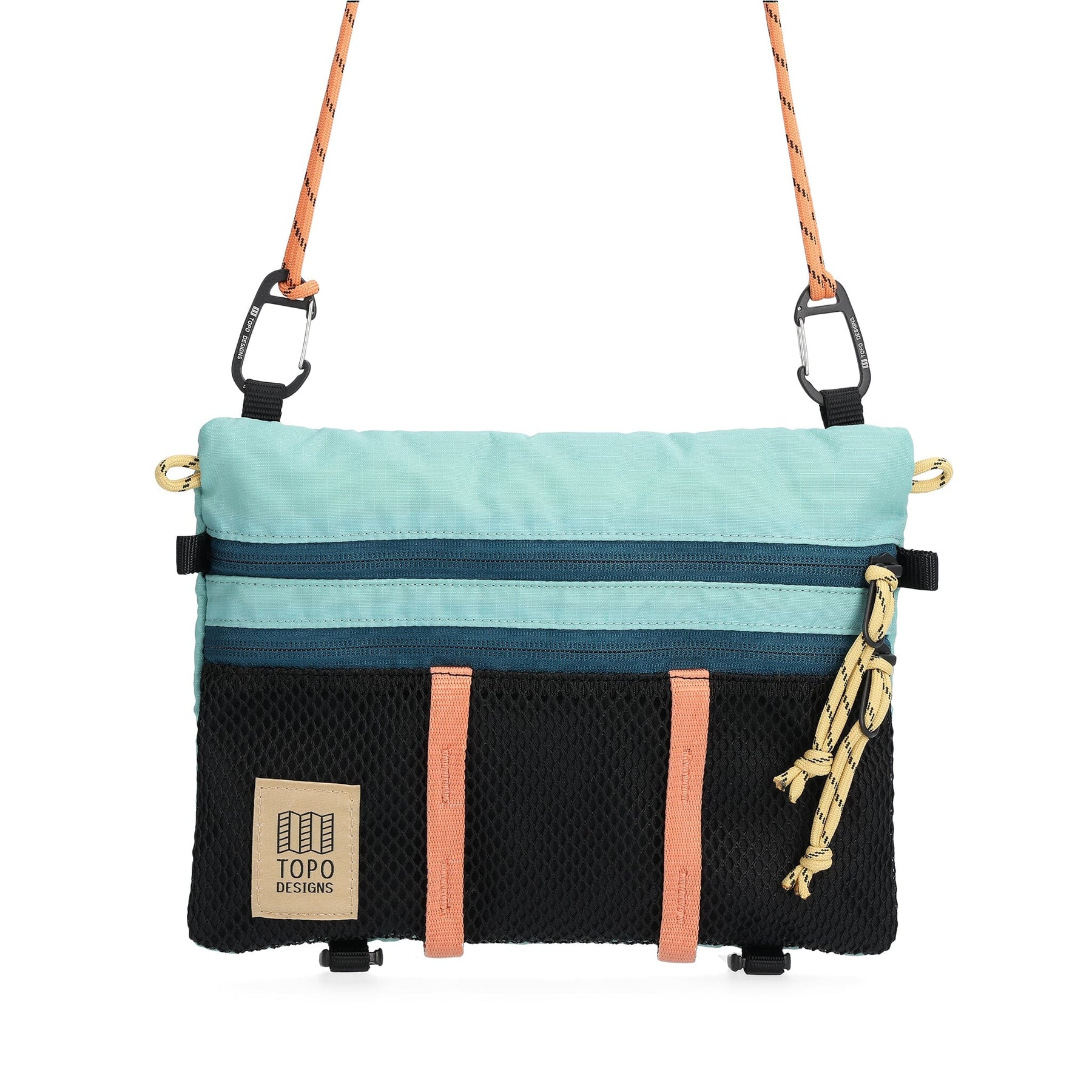 topo designs mountain accessory shoulder bag geode green black front