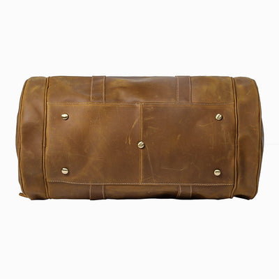 Coffee Leather Holdall