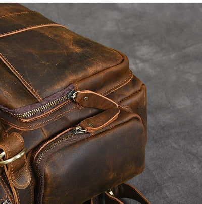 leather backpack uk