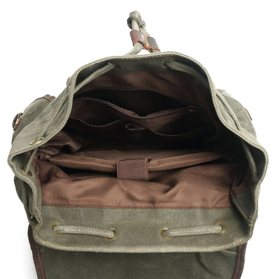 canvas hiking backpack computer