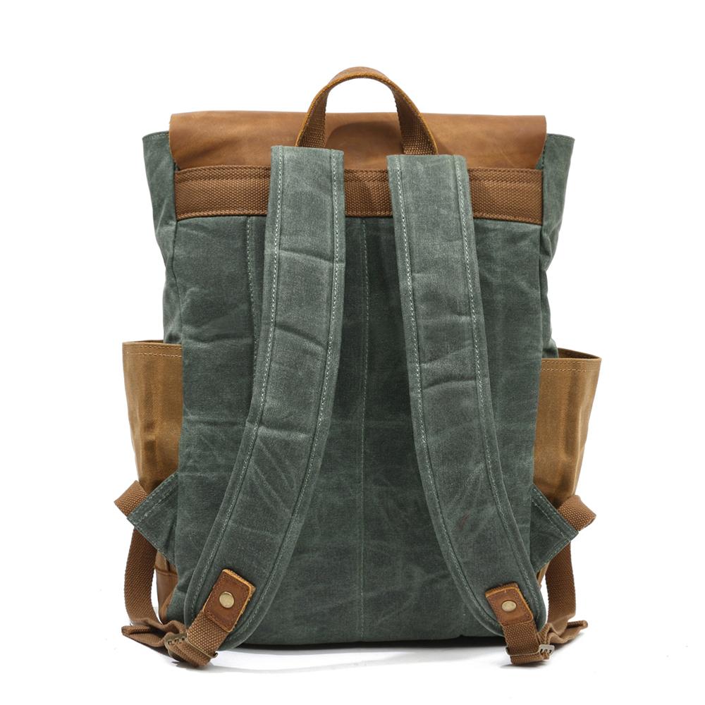canvas rucksack laptop bag