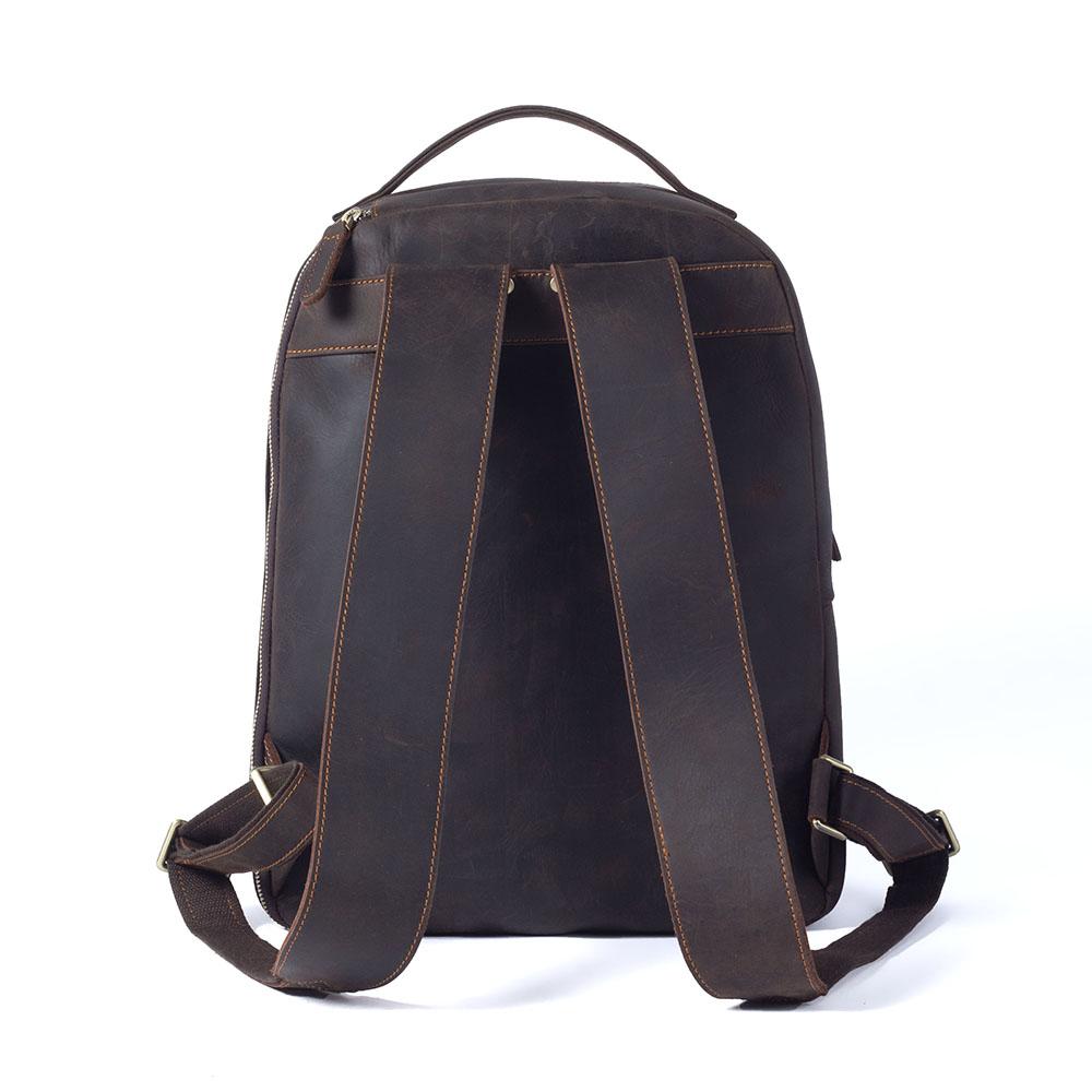 small tan backpack