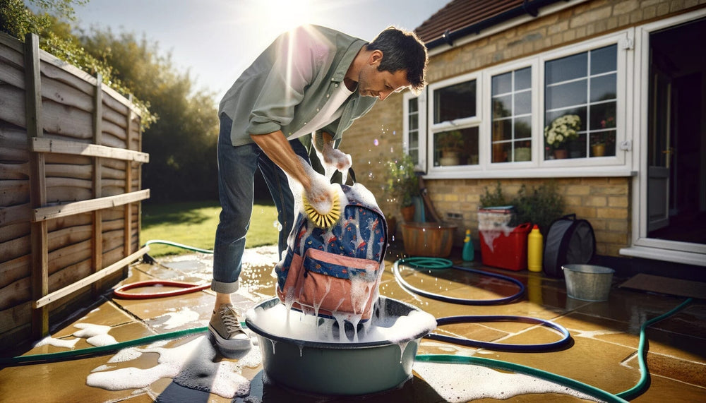 how to wash a backpack, cleaning methods