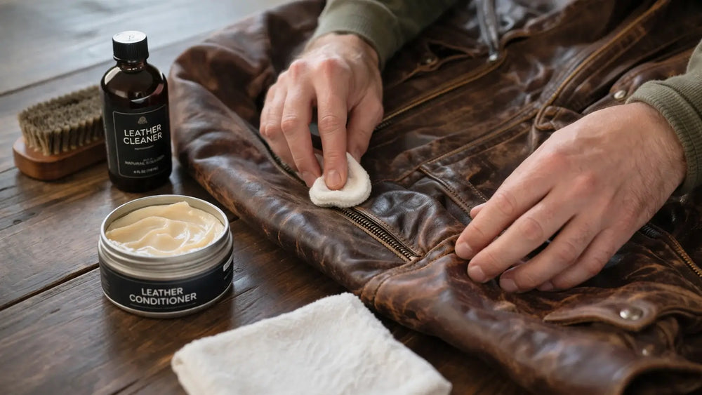 Leather cleaning and restoring