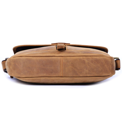 Vintage Leather Messenger Bag | ERIKA