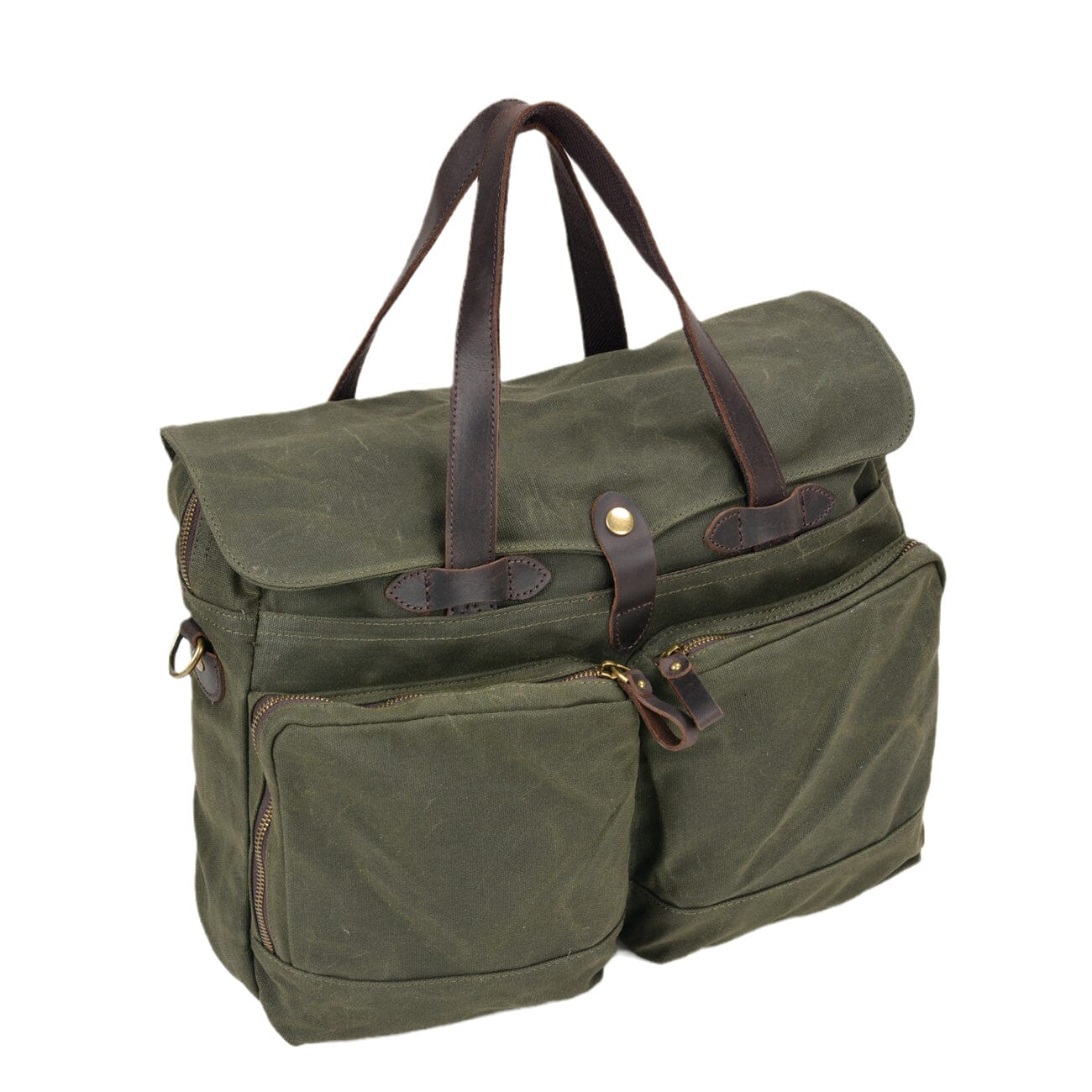 army green Canvas Shoulder Tote Bag