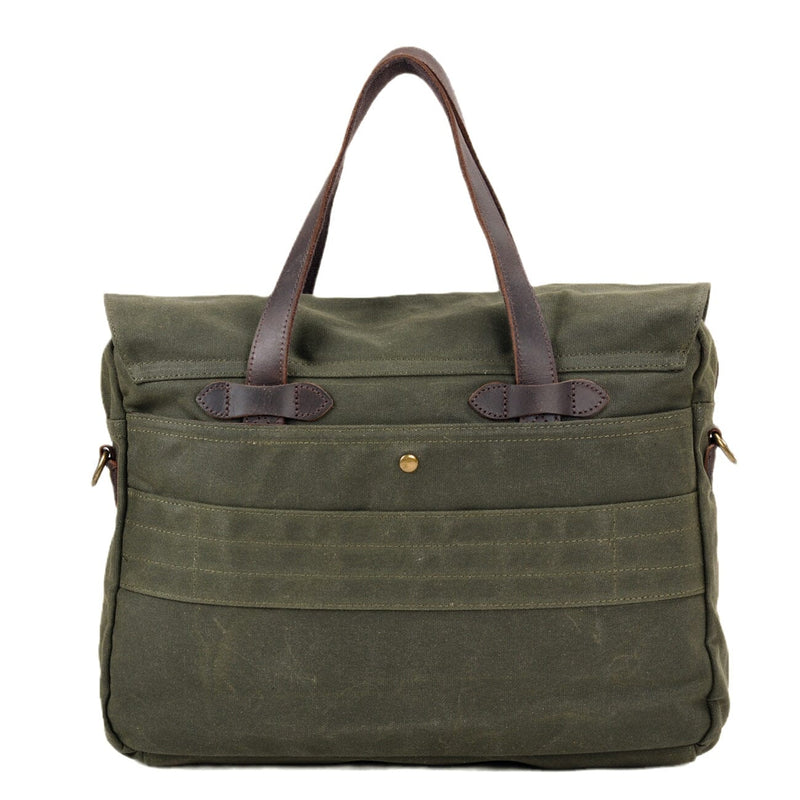 army green Canvas Shoulder Tote Bag