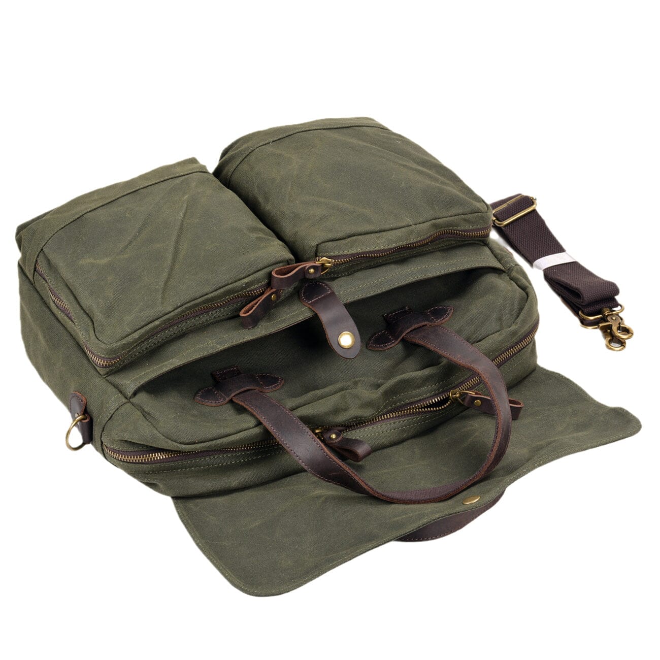 army green Canvas Shoulder Tote Bag