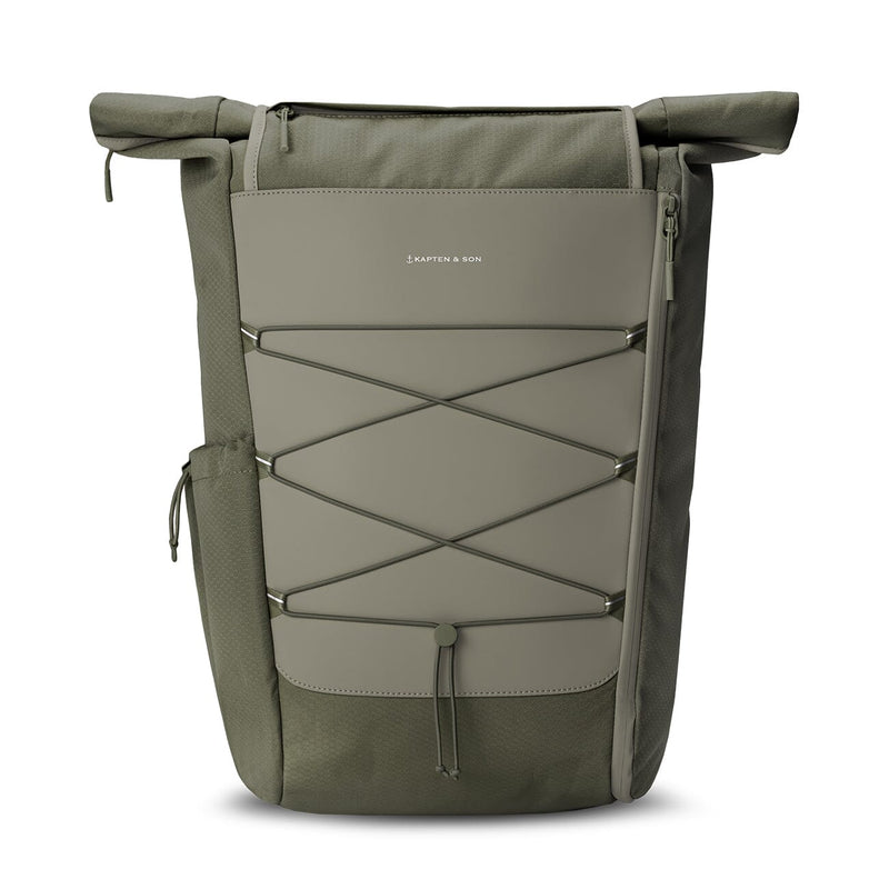 Kapten & Son, Banff backpack, forest, front view