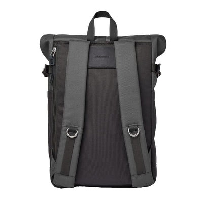 Sandqvist Ilon backpack in multi dark, back view