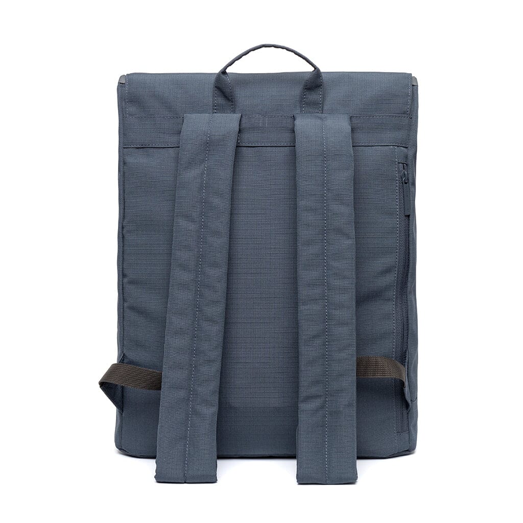 back view of the maibon sustainable laptop backpack