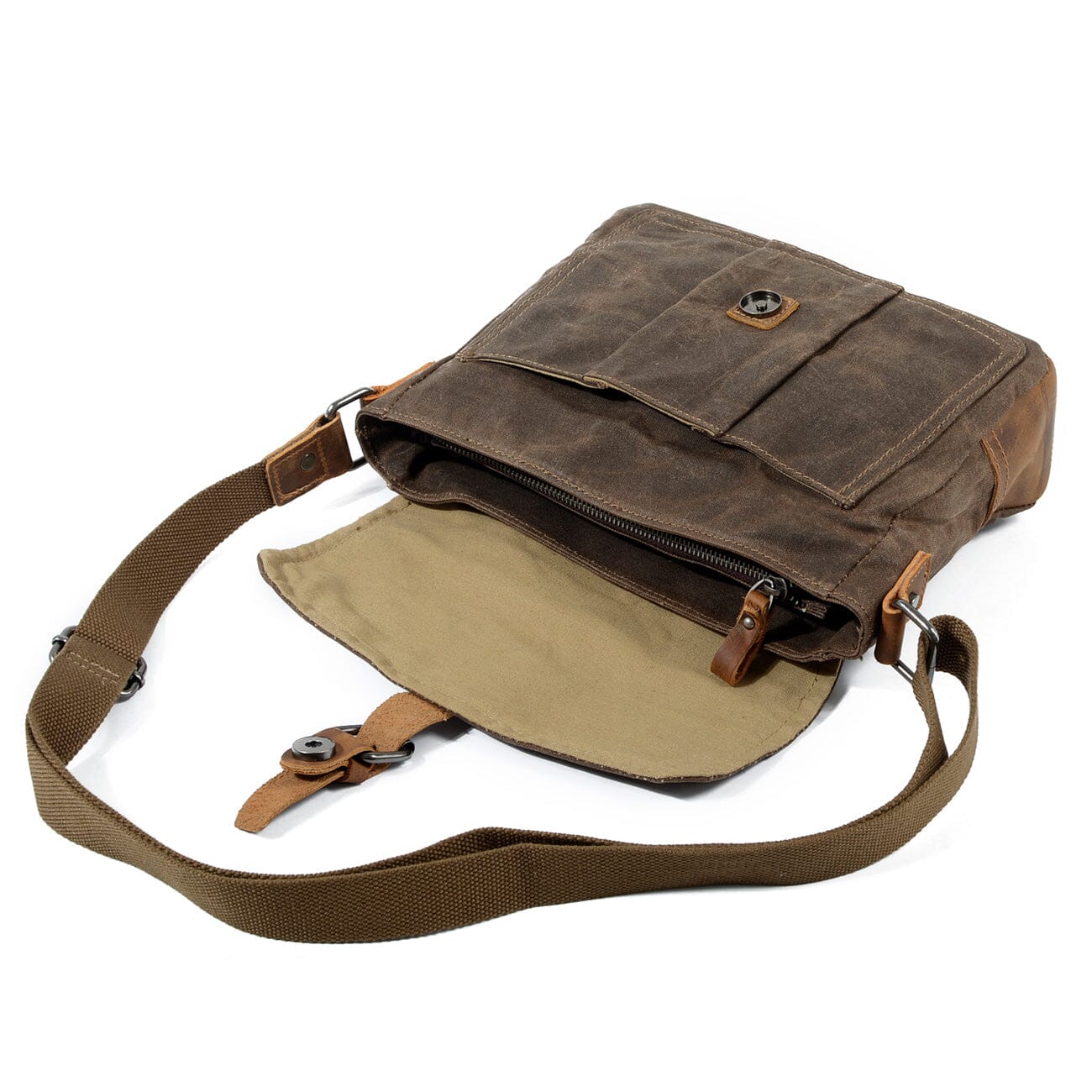 Small Canvas Messenger Bag