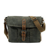 Small Canvas Messenger Bag | BALTIMORE - Green Army