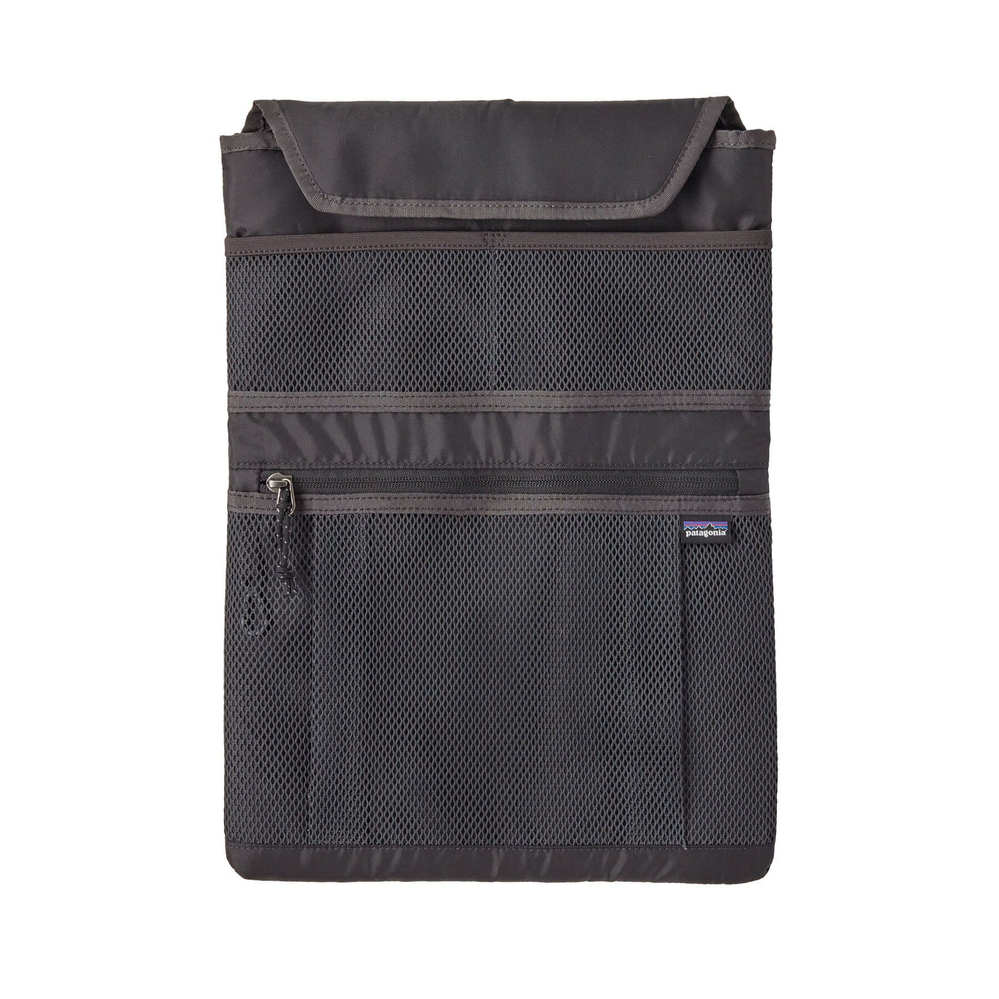 removable tech caddy with laptop sleeve, zipped pocket and mesh pocket