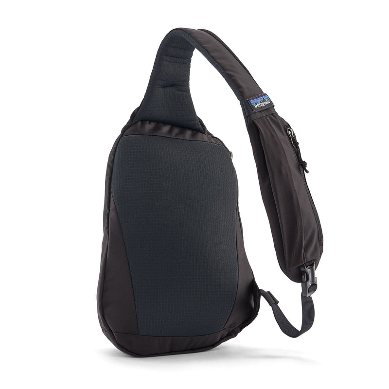 Patagonia Atom Sling 8L in black, back view