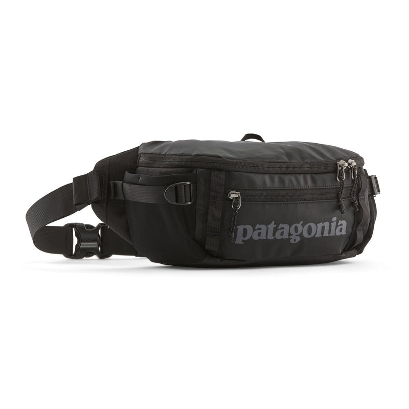 Patagonia Black Hole Waist Pack 5L in Black, front view