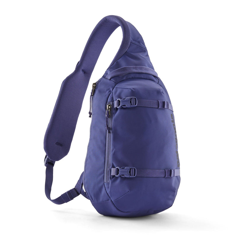 Patagonia Atom Sling 8L in solstice purple, front view