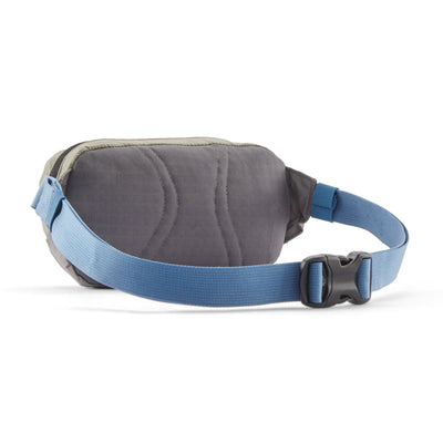 Patagonia Terravia Mini Hip Pack in river rock green, back view