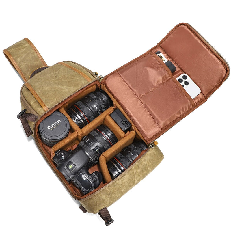 Canvas Camera Sling Bag | FUJI