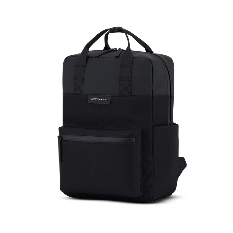 bergen pro backpack all black kapten son lateral