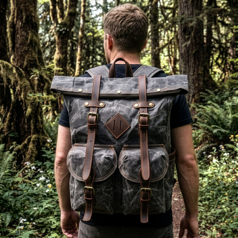 Canvas Hipster Backpack - BERLIN