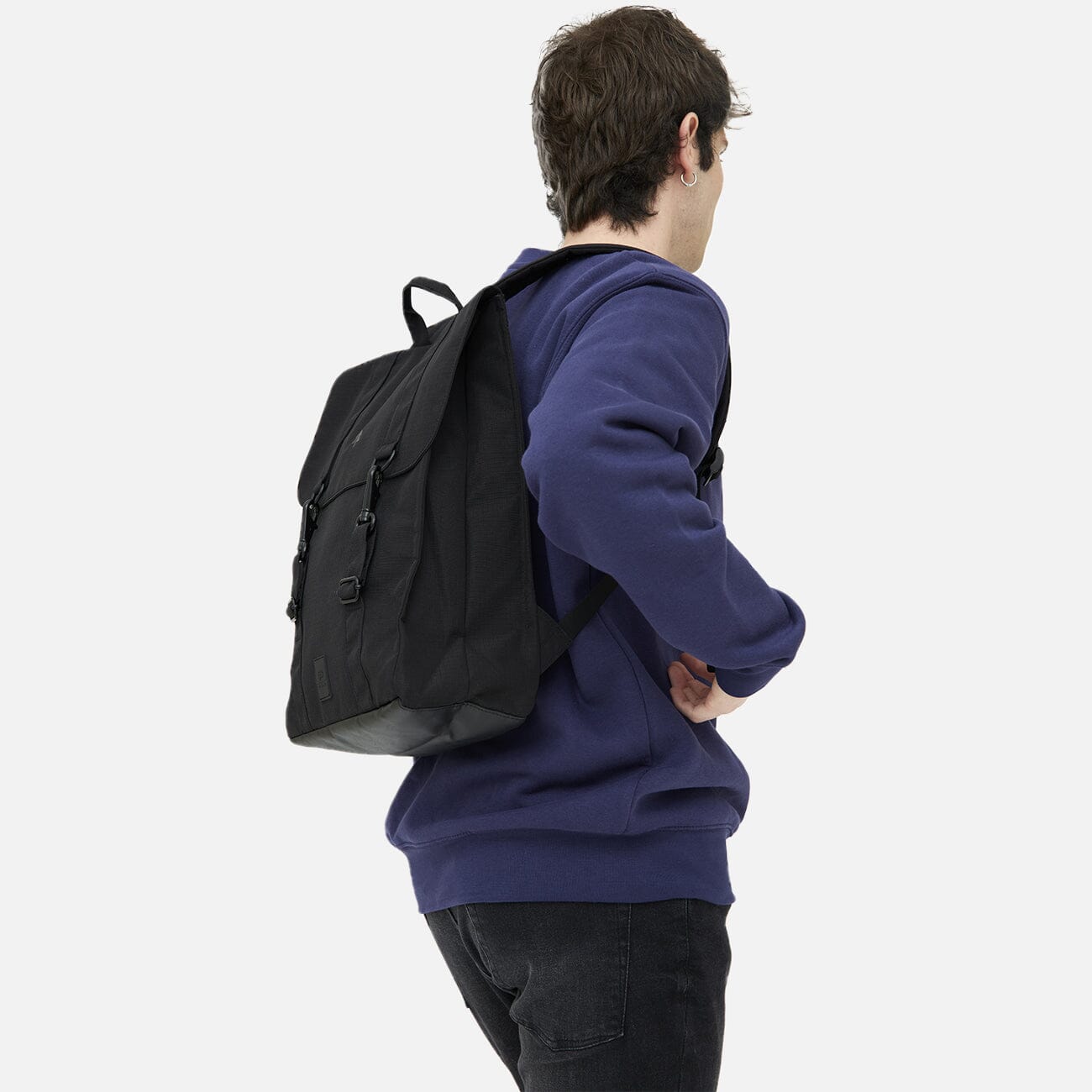 urban recycled laptop backpack