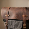 Fotorucksack Canvas Leder 20L | HALIBURTON - Dunkelgrau / Ja