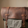 Fotorucksack Canvas Leder 20L | HALIBURTON - Army Green / Ja