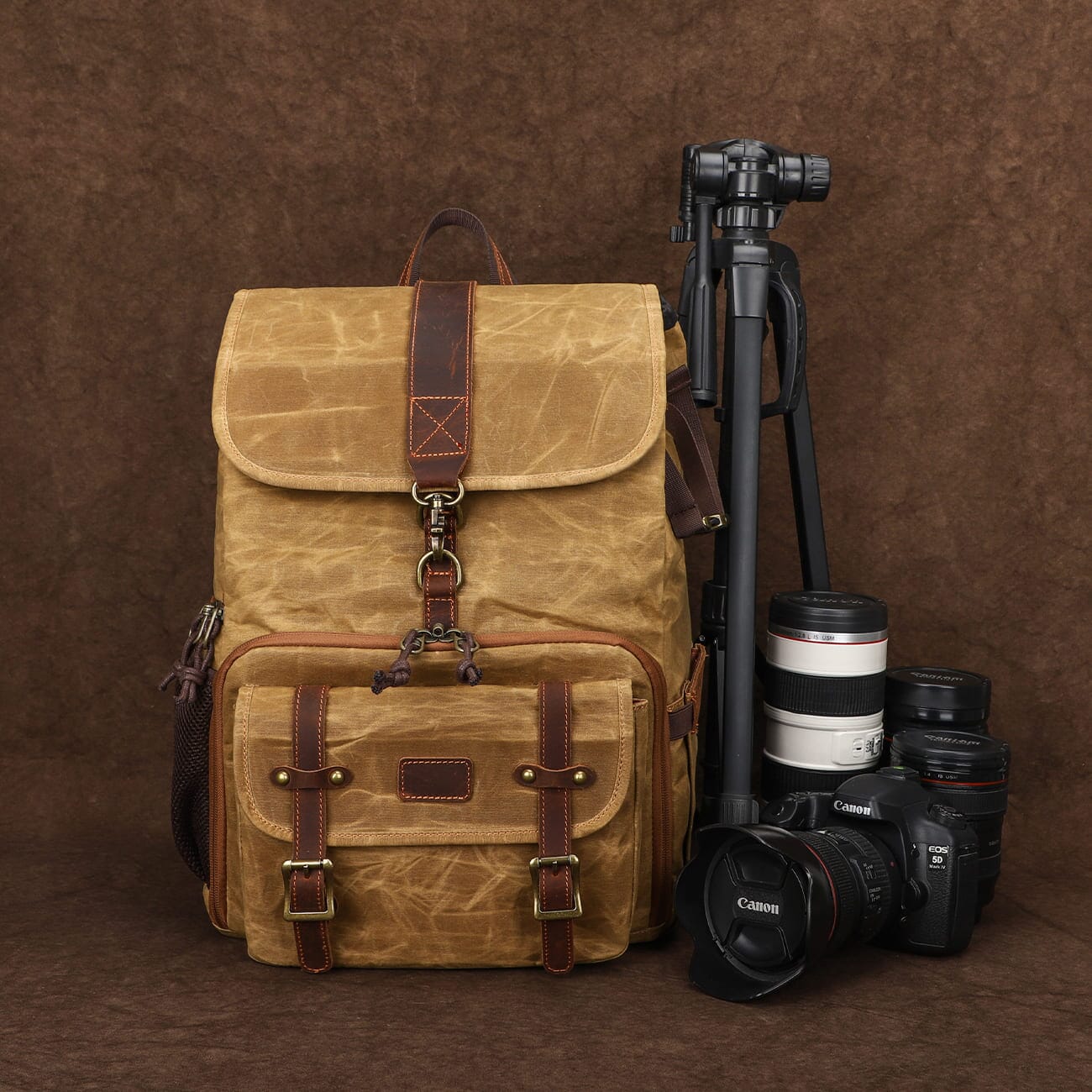 Canvas Camera Backpack | KRUGER
