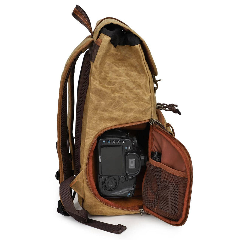 Canvas Camera Backpack | KRUGER