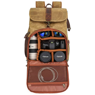 Canvas Camera Backpack | KRUGER
