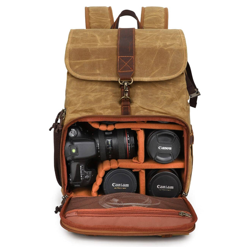 Canvas Camera Backpack | KRUGER