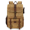 Canvas Camera Backpack | KRUGER - Khaki
