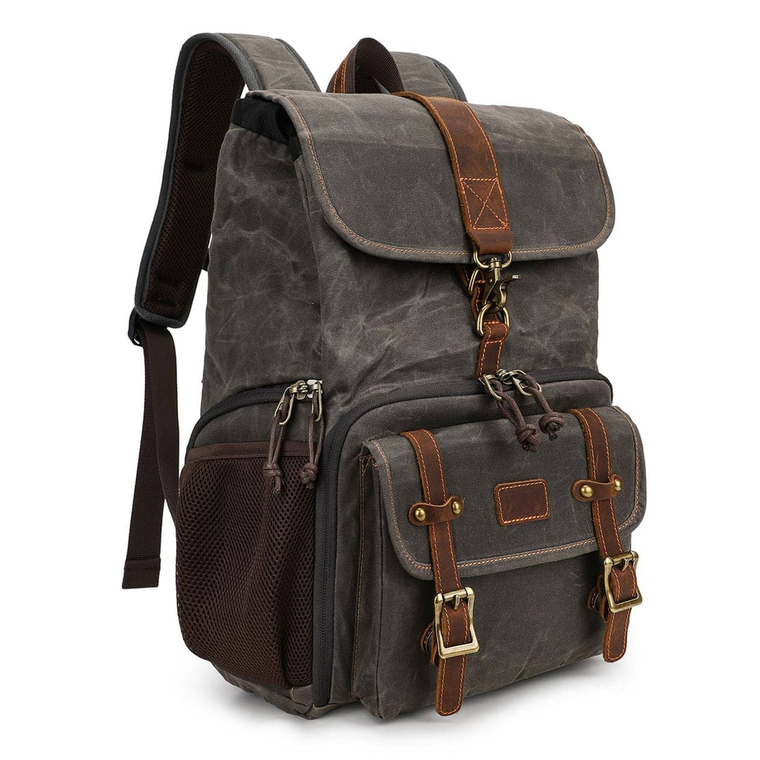 besteam waterproof canvas dslr slr camera laptop backpack bag rucksack Canvas Camera Backpack