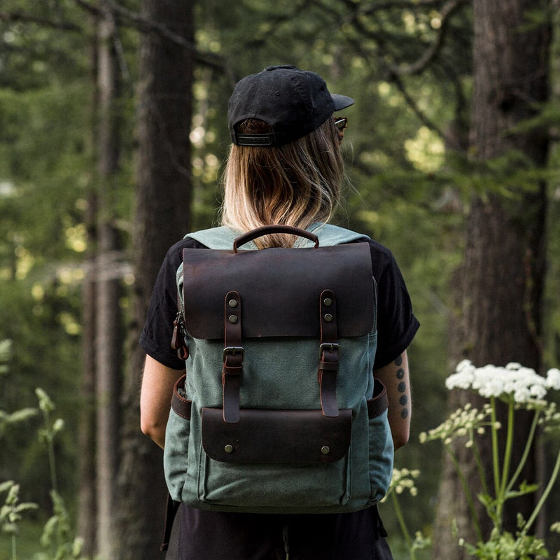 Canvas Laptop Backpack | HELSINKI