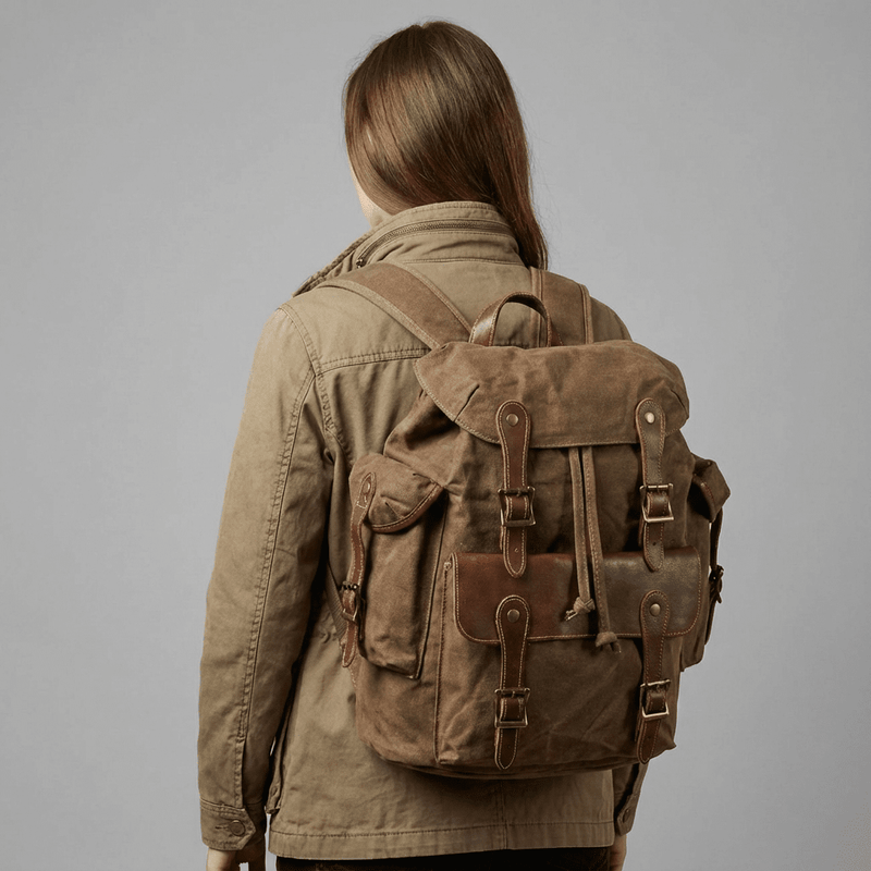 Old School Backpack - Trappers Rucksack Style | CHAMONIX