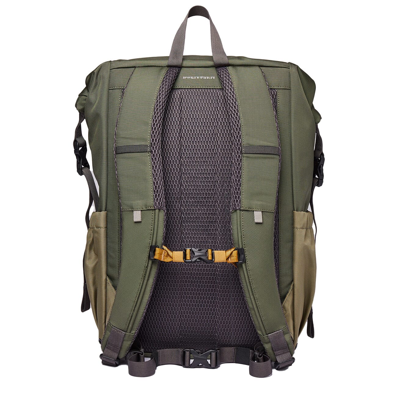 compact hiking daypack green