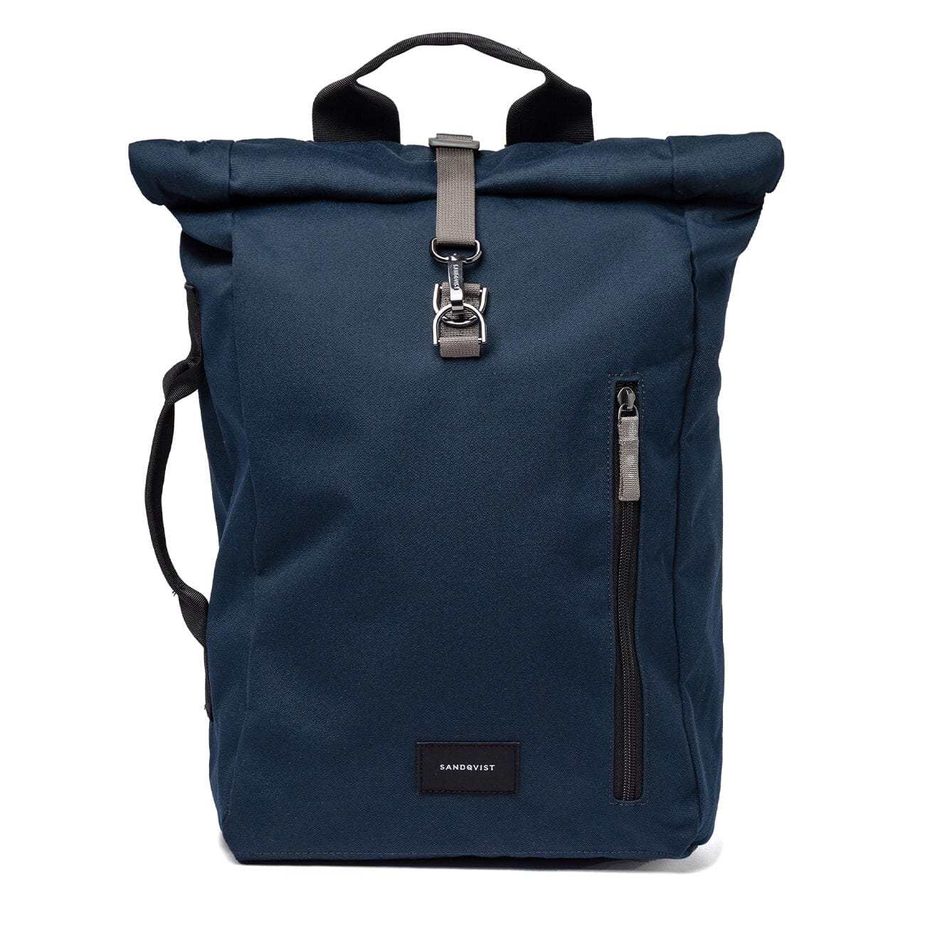 dante vegan sandqvist backpack navy blue front