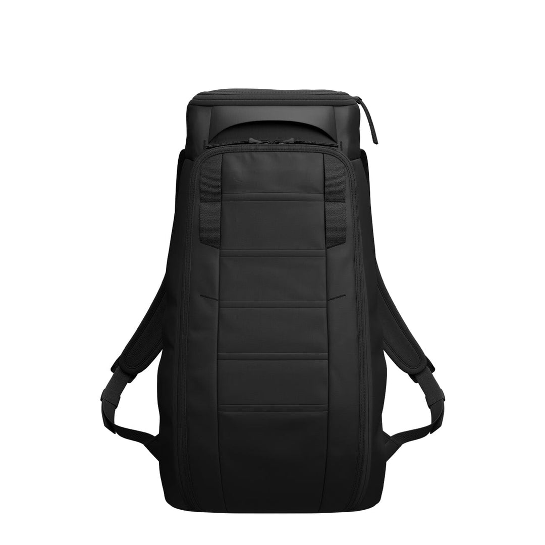 DB Journey Hugger Backpack 20L in black — front view with rolltop closure