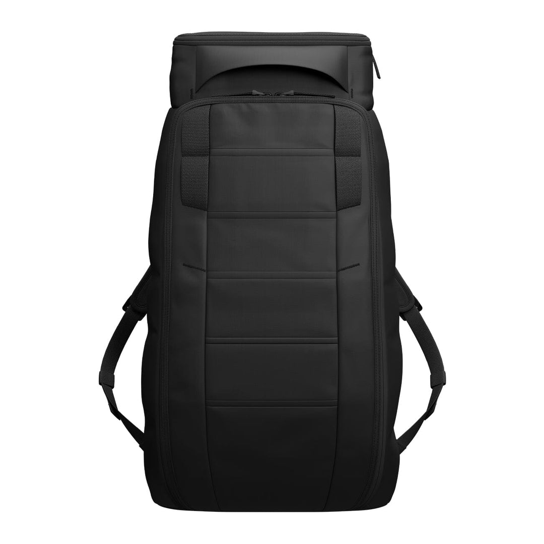 DB Journey Hugger Backpack 30L in black — front view with rolltop