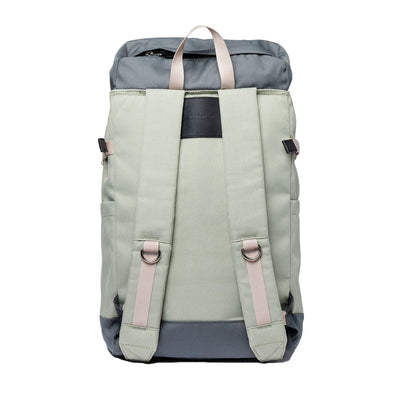 dew green recycled backpack