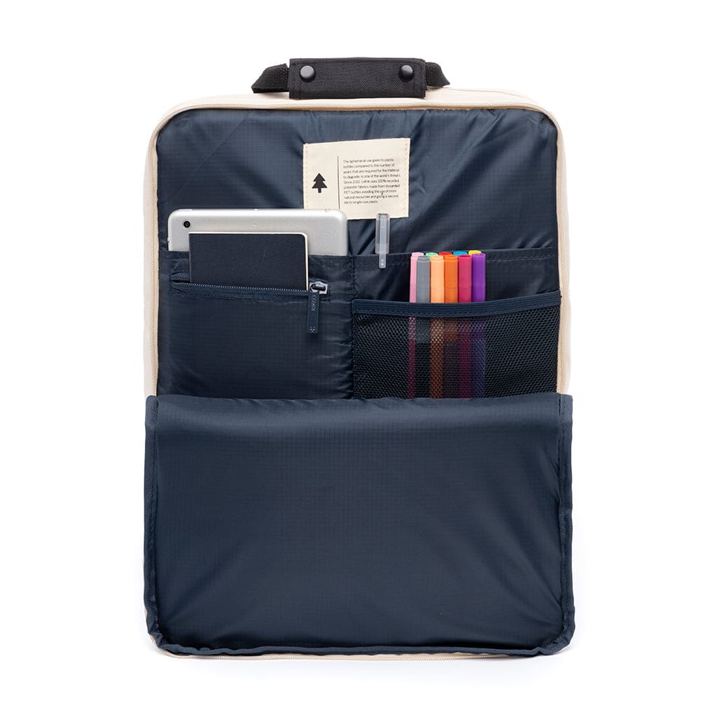 intérieur compartiments sac à dos urbain écologique