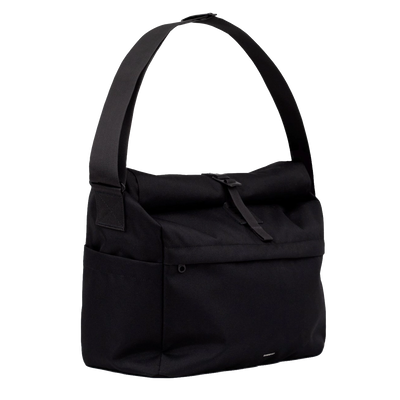 Eco-conscious work bag made from recycled polyester, blending modern function with timeless Scandinavian design