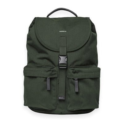 everyday rucksack sandqvist dark green front