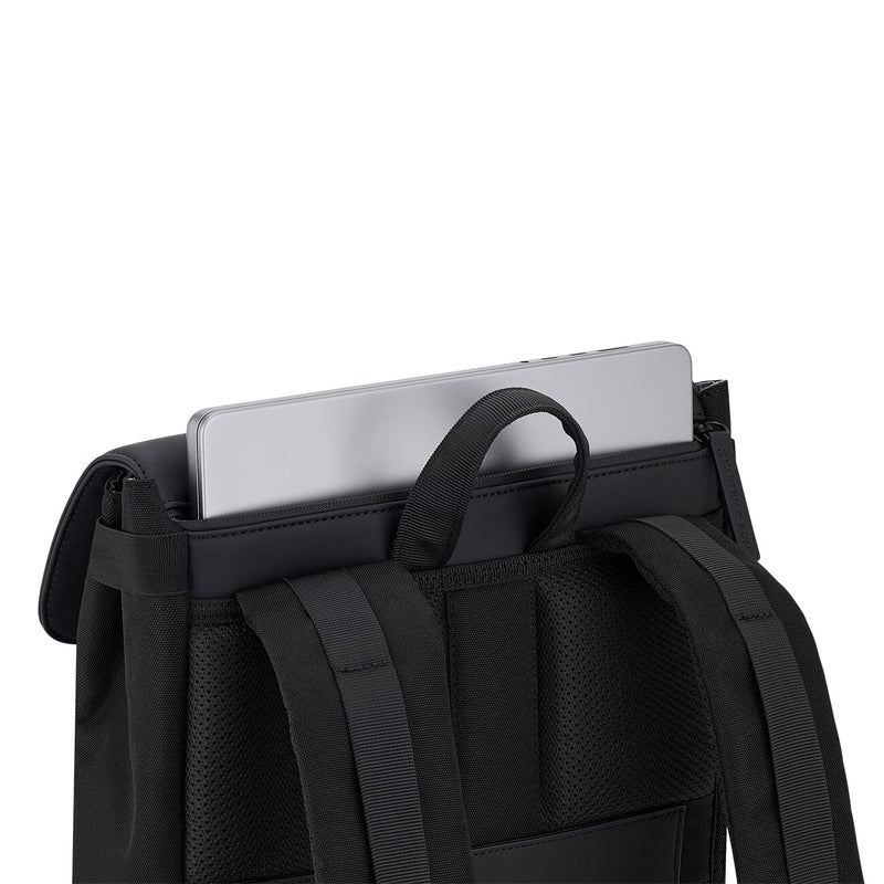 Fyn backpack, all black, easy access top 14 inches laptop pocket