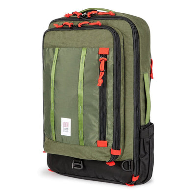 global travel pack 30 liters olive green topo designs side